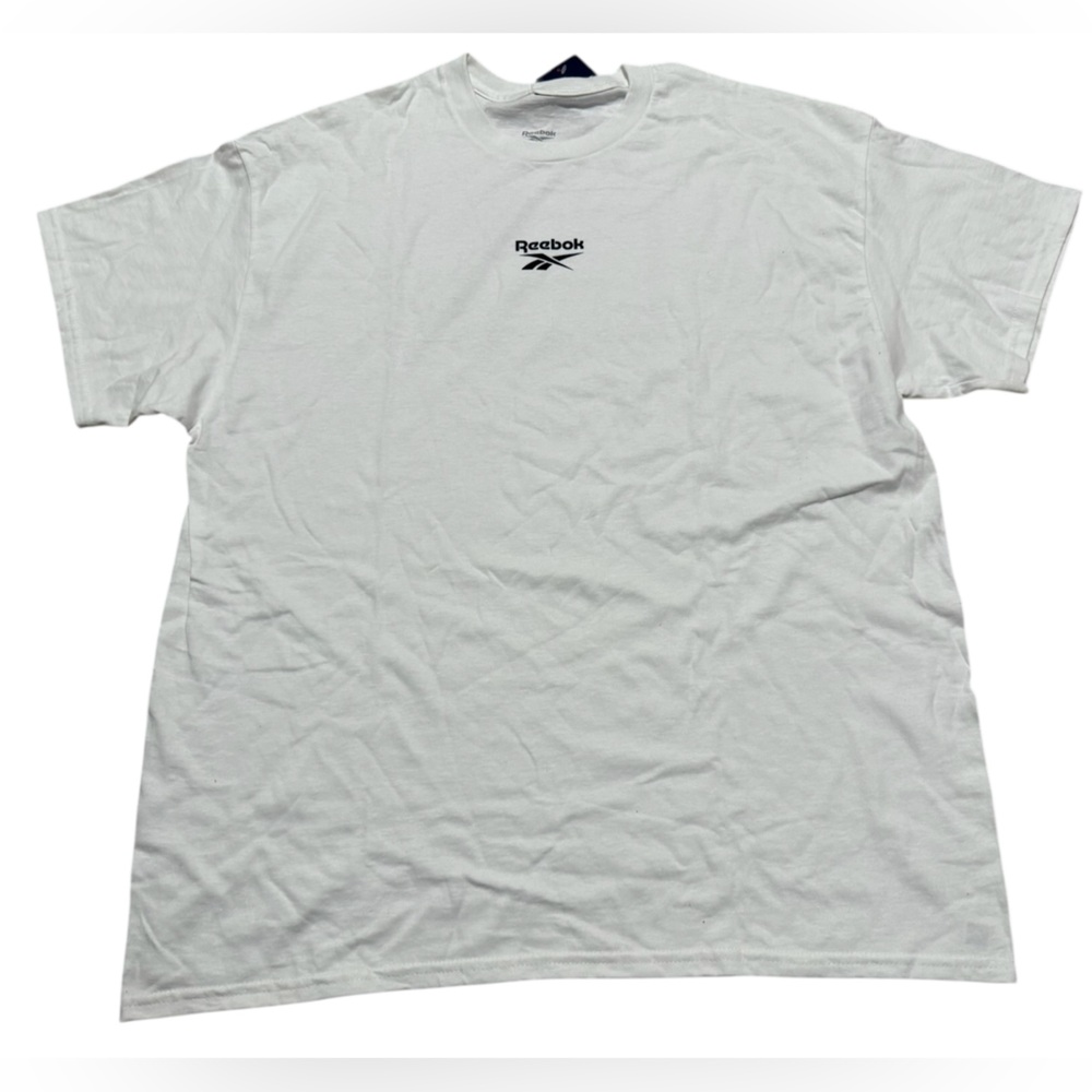 Reebok Men's‎ Classic White shirt basketball print on back size large